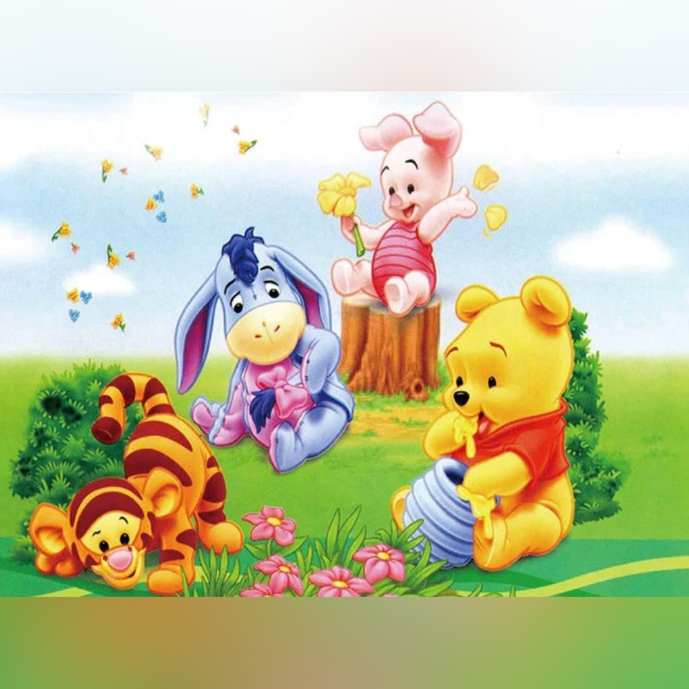 Winnie the Pooh party decor banner